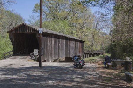 De oudste en langste Covered Bridge van Georgia
